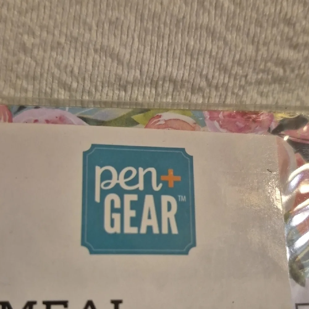 Pen+Gear Floral Meal Planner Pad